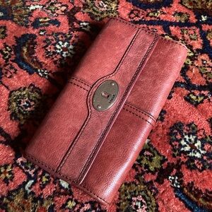 Fossil Leather Trifold Wallet